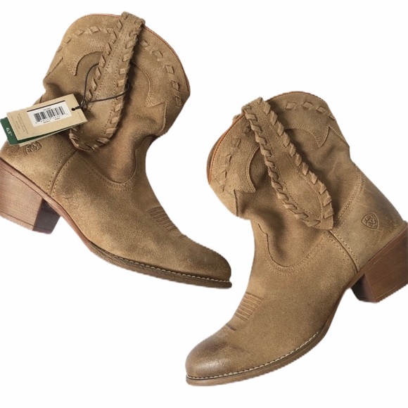 Ariat Shoes - ARIAT Round up Rianda Short Western Boho Boot NWT